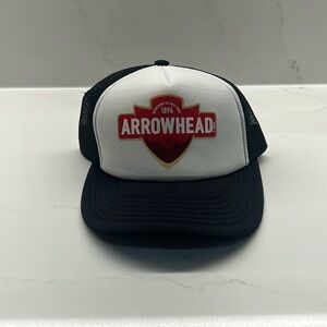 Arrowhead (Refreshing the west since 1894) Black Trucker hat